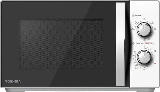 Toshiba Eingebauter Mikrowellenofen mit Grill 20lt Weiß