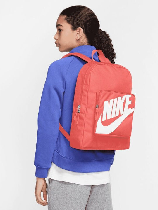 Nike Classic School Backpack for Elementary Orange 16L 28 x 13 x 38cm