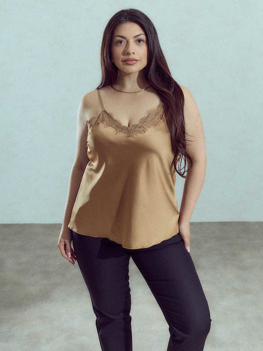 Celestino Lingerie Detalii Cu Dantelă Cămilă