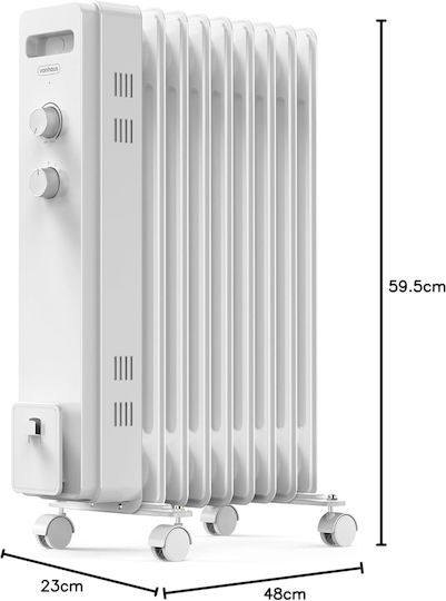 Resteq Oil Filled Radiator with 9 Slices 2000W