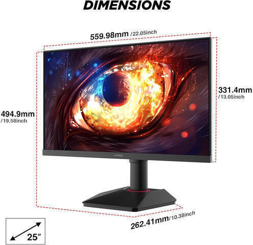 G2511E IPS HDR Gaming Монитор 24.5" FHD 1920x1080 320Hz