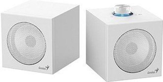 Genius SP-HF300U Computerlautsprecher 2.0 mit Leistung 4W Weiße