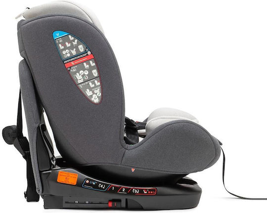Juju Total 360 I-Size Kindersitz Auto mit ISOfix Graues