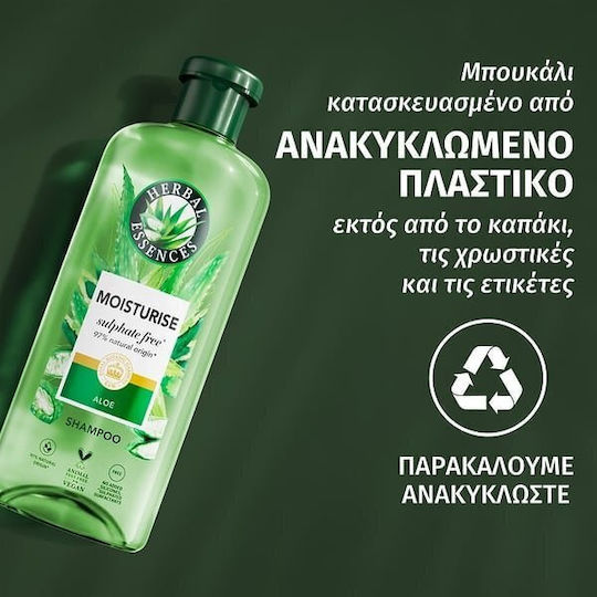 Herbal Essences Aloe Shampoo Für Trockenes Haar Hydratation 350ml