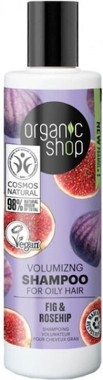 Natura Siberica Organic Shop Fig & Rosehip Shampoos for Oily Hair 280ml