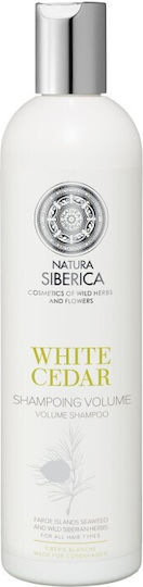 Natura Siberica Copenhagen White Cedar Volume Shampoos Hydration for All Hair Types 400ml