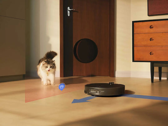 Roborock Saros 20 Sonic Прахосмукачка робот с Лазерно Картографиране и Всмукателна Мощност 36000Pa Черна