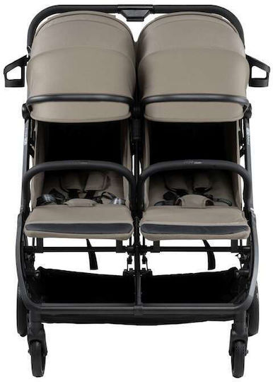 FreeOn Reversible Double Stroller Suitable for Newborn Beige