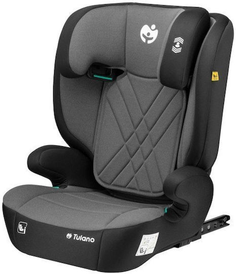 Tulano Joy 45 Столче за кола Бустер i-Size с Isofix Сив