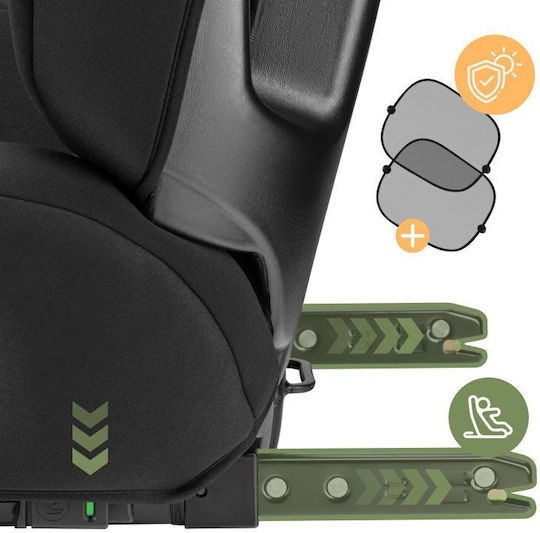 Tulano Joy 45 Столче за кола Бустер i-Size с Isofix Сив