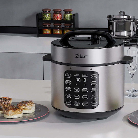 Multi-Function Cooker 1000W with Capacity 6lt