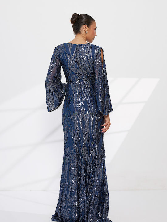 Rochie Maxi de Seara Albastră