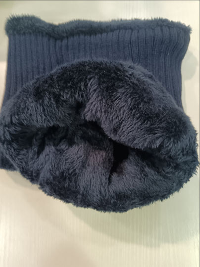 Beanie Unisex Strickmütze in Blau Farbe