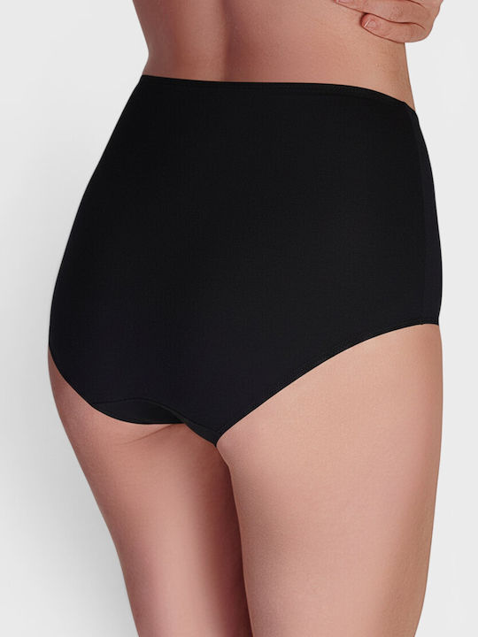 Cotton High Waist Women's Briefs 3Pack Black/White