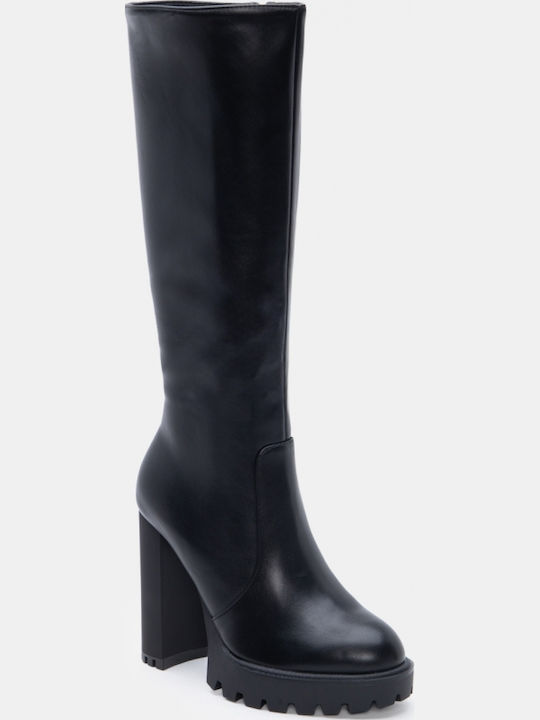 Wildleder Damenstiefel Schwarz