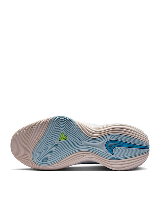 Giannis Immortality 5 Ниски Баскетболни Обувки Sail / Glacier Blue / Chalk / Light Current Blue