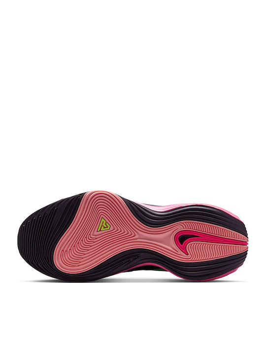Giannis Immortality 5 Ниски Баскетболни Обувки Hyper Pink / Oracle Pink / Черно / Volt