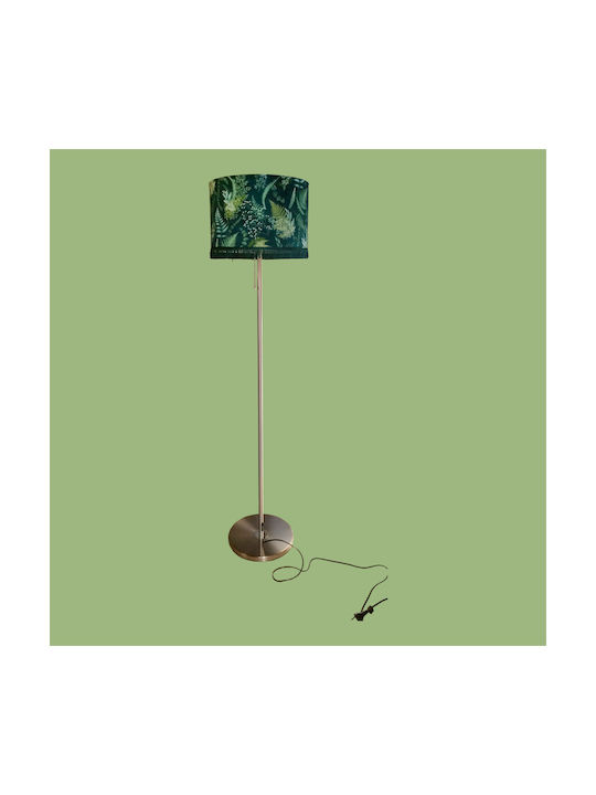 Oxygen Olive Green Floor Lamp with Socket for Bulb E27 Green
