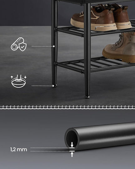 Mobilier Hol cu Suport pentru Pantofi și Bancă 80x30x50εκ.