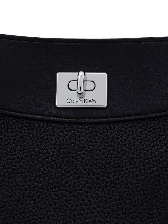 Mix Media Women's Crossbody Bag Black