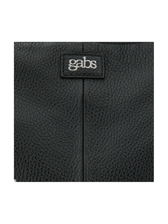 G14 Edgy Large Leather Women's Shoulder / Crossbody Bag Black