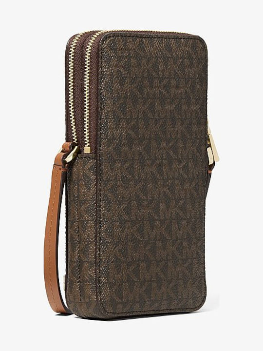 Women's Mobile Phone Pouch Set Brown / Tan