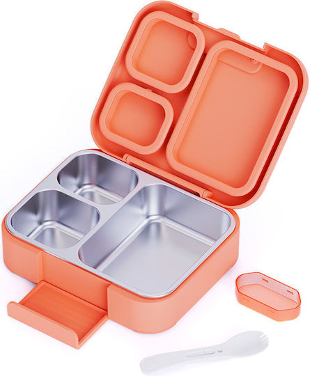 Estia Save The Aegean Edelstahl Kinderlebensmittelbehälter Abendessen-Set 0.95 Liter