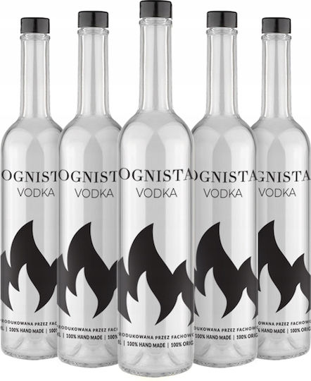 40x Ognista Vodka Wein-/Getränkeflaschen Futura 500ml