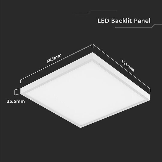 Panou Încastrat LED 36W cu Lumină Alb Natural 4000K