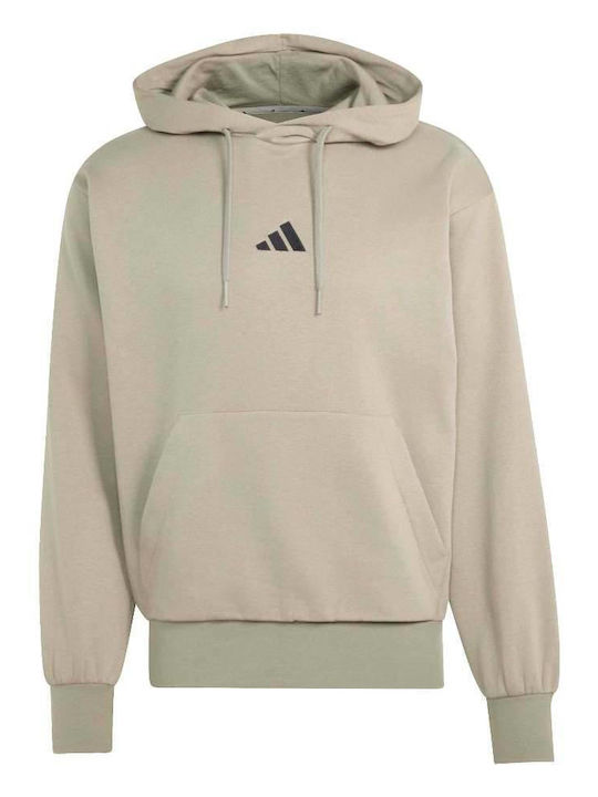 M Feelcozy Hooded Sweatshirt Silver