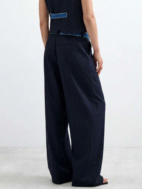 Women's Fabric Trousers Blue
