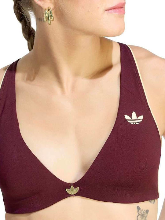 Damen Sport-BH Maroon