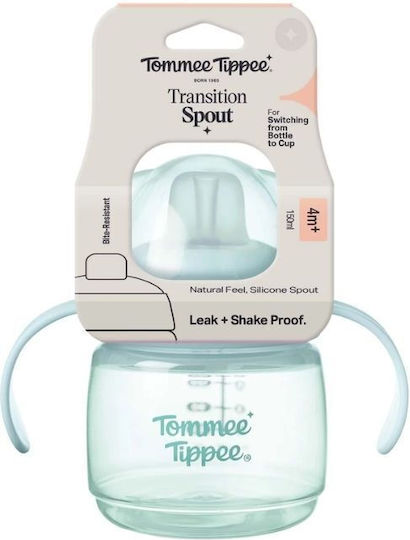 Tommee Tippee Образователно Биберон Силиконов с Дръжки Син за 4m+ 150ml
