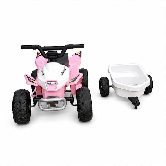 Motocicletă Cu 4 Roți Electrică 6 Volți Roz
