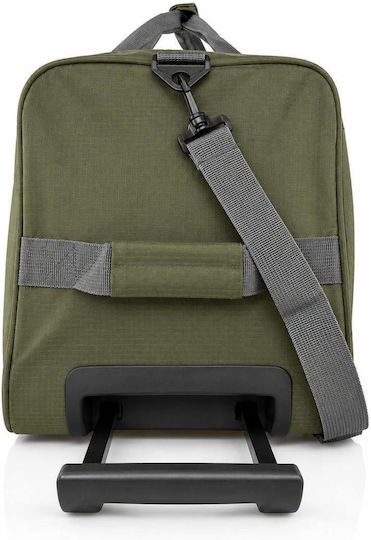RCM Sack Voyage Back 49lt Green with Wheels Fabric 53cm