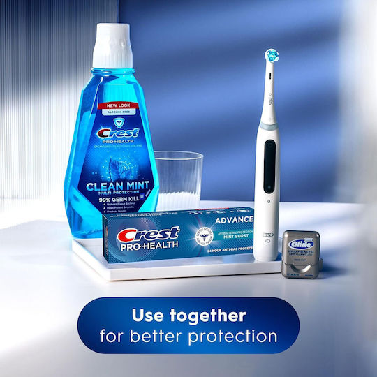 Crest Pro-health Advanced Antibacterial Protection Οδοντόκρεμα για Πλάκα & Τερηδόνα 4x141gr