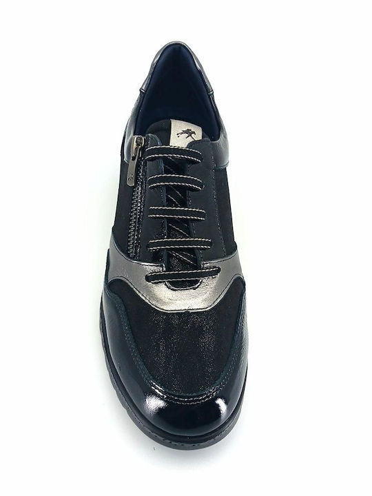 Women's Sneakers Black Leather