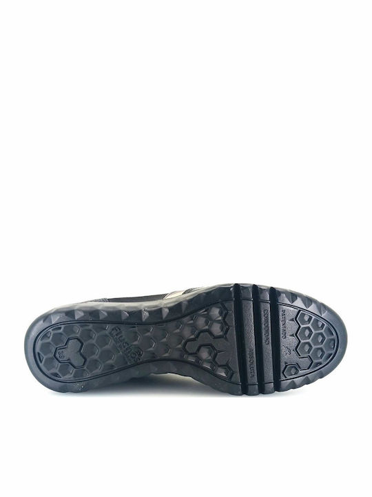 Women's Sneakers Black Leather