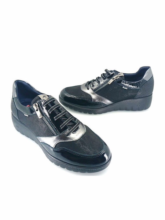 Women's Sneakers Black Leather