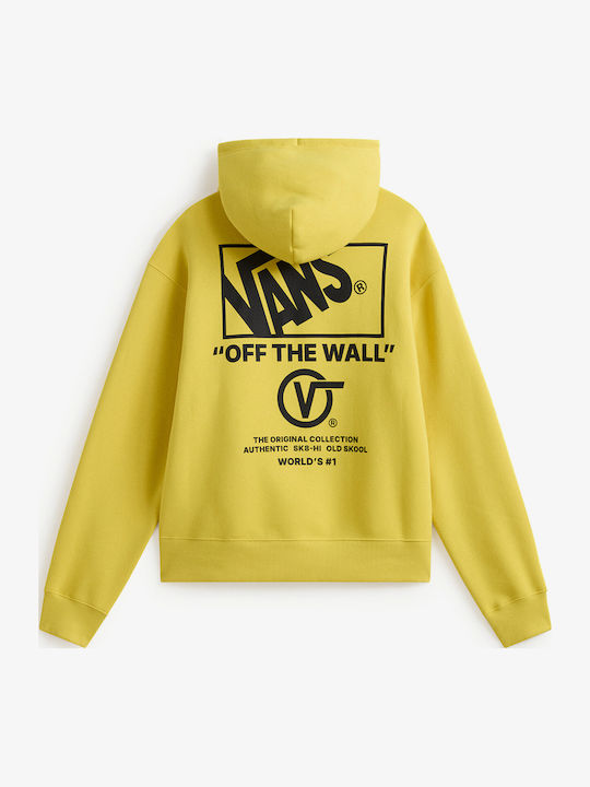 Stacked Hi Hooded Sweatshirt Dusty Gold