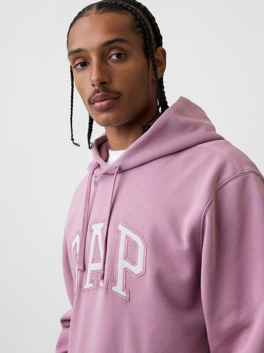 Φούτερ με Κουκούλα Wispy Pink Mauve