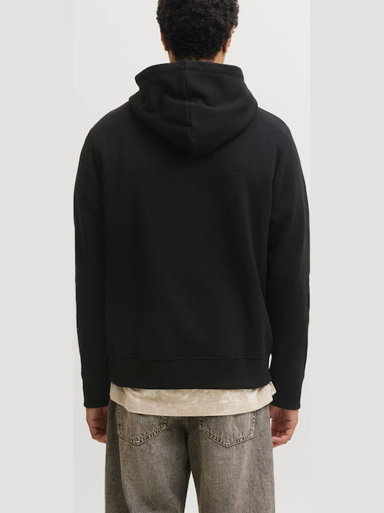 Jack & Jones Sweatshirt Black with Hood