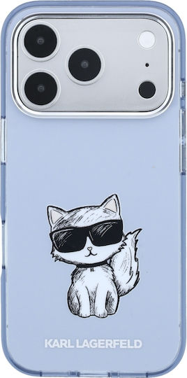 Karl Lagerfeld Iml Choupette Body Sketch Print Magsafe Case Iphone 18 Pro Max 17 Pro Max Light Blue