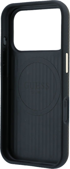 Case Guess Kevlar Triangle Logo Magsafe Iphone 18 Pro 17 Pro Brown