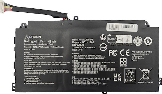 Altilion Energy Συμβατή Μπαταρία για Asus B31N1909