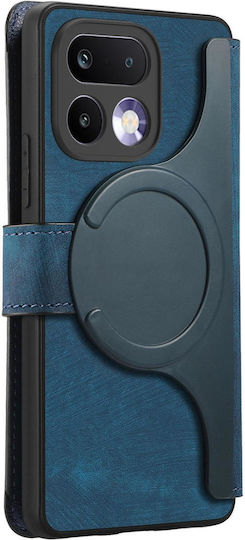 Caseneo Realme 16 Pro 5g Θήκη Retro Leather Πορτοφόλι Blue