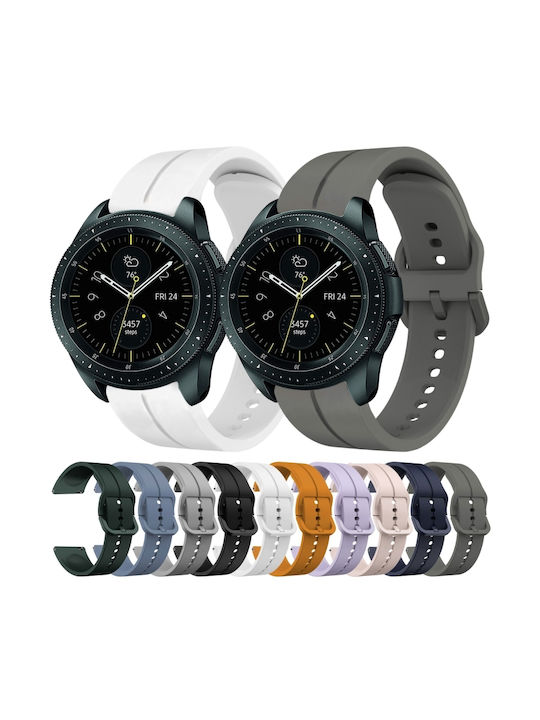 Samsung Galaxy Watch 42mm 20mm Loop Silicone Watch Band Black