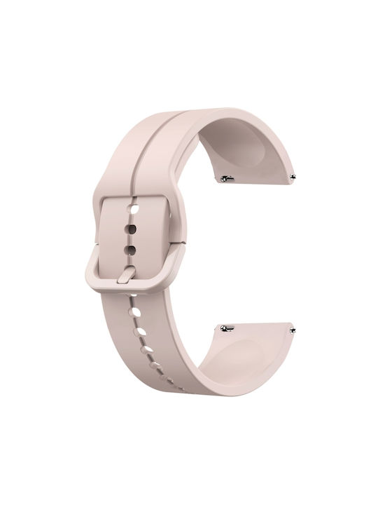 Garmin Vorreiter 255 Musik 22mm Loop Silikon Armband Rosa