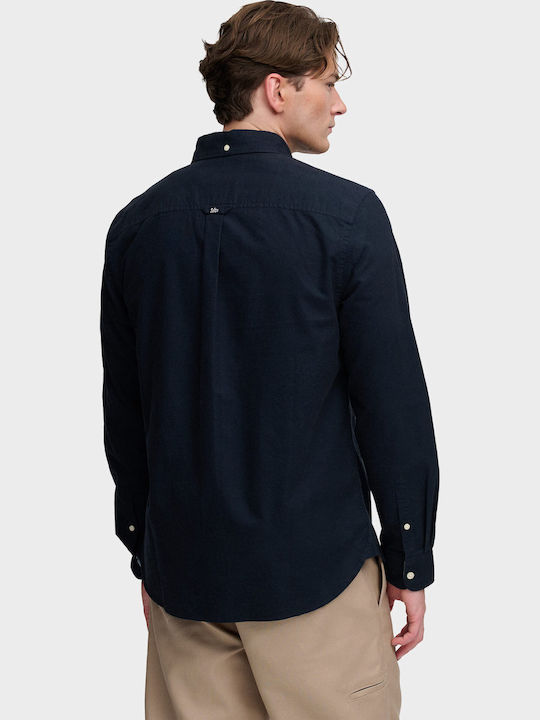 Oxford Long Sleeve Shirt in Regular Fit Navy