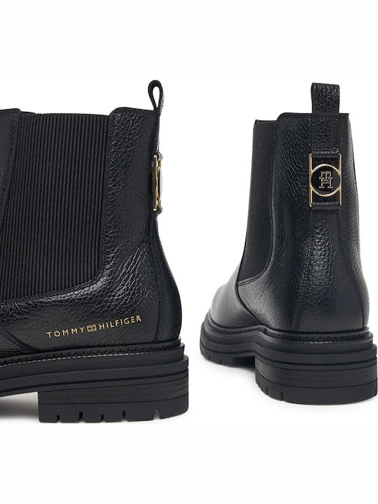 Leather Women's Chelsea Ankle Boots Black
